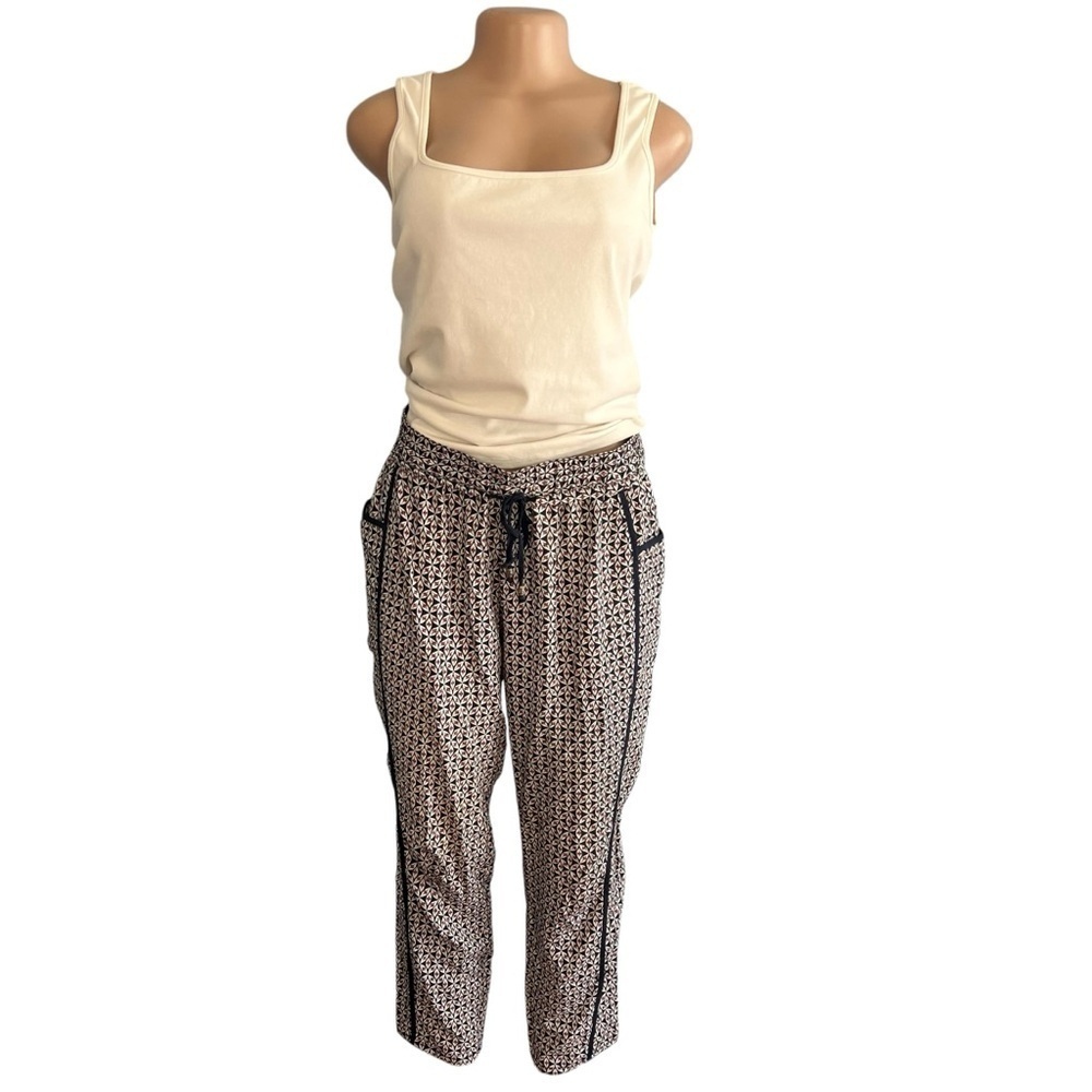 3/$30 ☀️ Anthropologie Hei-Hei Abstract Motif Print Lounge Jogger Pants - Picture 2 of 9